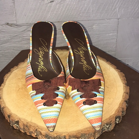 Adorable slip on lace up heels - Picture 3 of 7